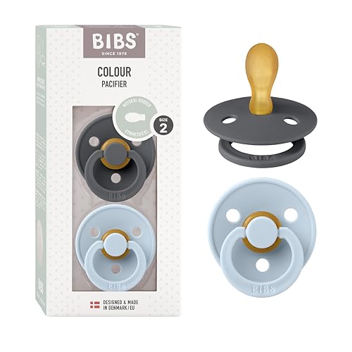 BIBS Colour Symmetrical, Lot de 2 sucettes, sans bisphénol... en promo à 11,95€ (-75%) sur Amazon FR