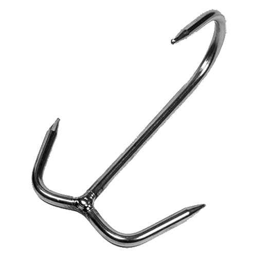 1PEZZO GANCIO AD ANCORA 3 punte - mm 120x6 - Bricolage & Outils en promo à 1.65€