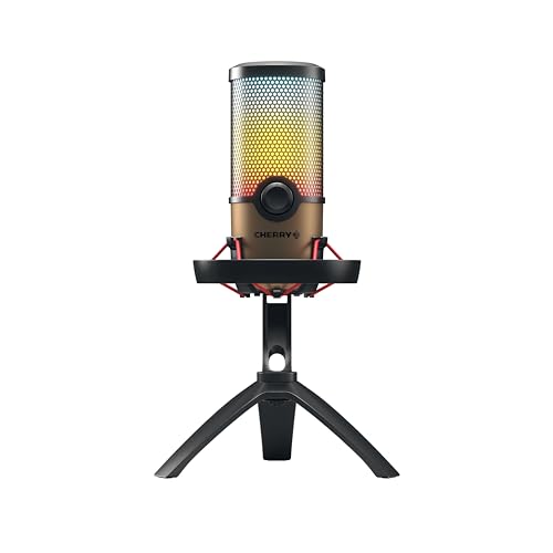 CHERRY UM 9.0 Pro RGB, Microphone USB avec rétro-éclairage... - High-Tech & Électronique Amazon France à 37.42€