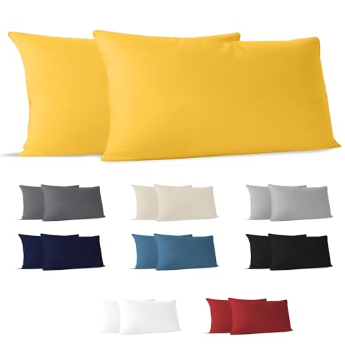 Dreamzie Kissenbezug 40 x 80 (Set mit 2) - 100% Jersey... - Maison & Cuisine Amazon Allemagne à 8.49€