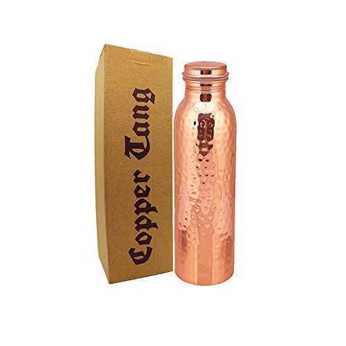 Aakrati Copper Bottle | PREMIUM QUALITY | Solid Copper 950...