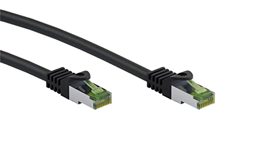 Goobay 61099 câble de réseau Noir 15 m Cat8.1 S/FTP (S-STP) - Pet Supplies Amazon Italy à 32.79€
