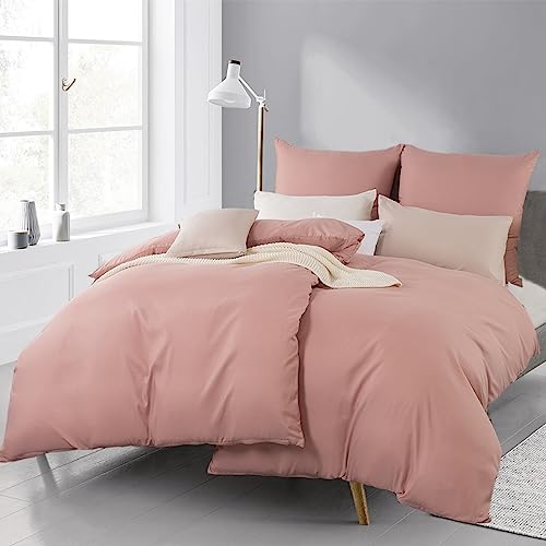 Beqnat Parure de lit 135 x 200 - 4 pièces - Housse de... - Home & Kitchen Amazon France à 21.91€