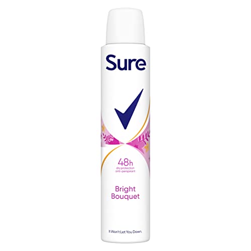 Sure Bright Bouquet Anti-Perspirant Aerosol 200 ml - Beauté & Parfums Amazon Royaume-Uni à 1.89€
