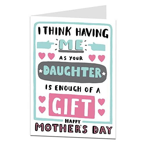 Funny Mother's Day Card For Special Mum. Having Me As Your... - Loisirs Créatifs en promo à 1.97€
