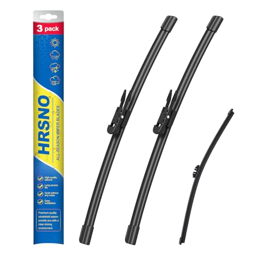 HRSNO 24"+22" Windshield Wipers With 15" Rear Wiper Blade... en promo à 22,84€ (-41%) sur Amazon FR