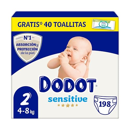 Dodot Sensitive Babywindeln, Größe 4 (9-14 kg), 172 Windeln... - Bébé & Puériculture Amazon Allemagne à 28.83€