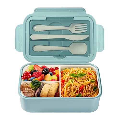 Diboniur Lunch Box, Porta Pranzo con Posate, 1400ml Bambino... - Amazon Italy à 12.49€