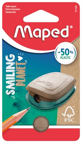 Maped Smiling Planet Bleistiftspitzer, 1 Loch - Sports & Fitness en promo à 2.89€