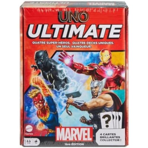 Mattel Games UNO Ultimate Marvel Card Game French Version... - Toys & Games Amazon UK à 9.26€