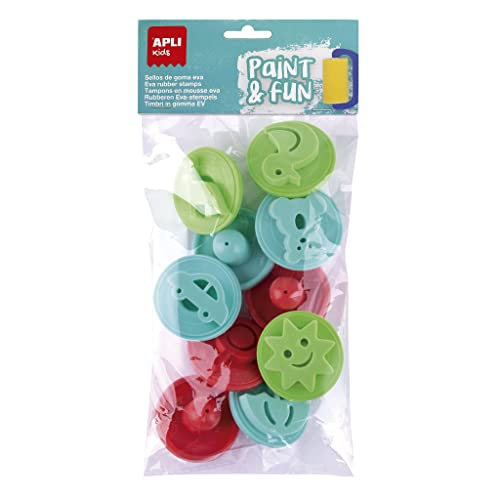 APLI Kids 19413 EVA Foam Sponge Pads with Plastic Handle... - Jouets & Jeux Amazon Royaume-Uni à 6.82€
