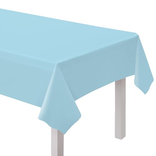 1 x Kunststoff-Tischdecke, transparent, Himmelblau - Bon plan à 2.49€