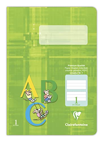 Clairefontaine 331551C - CAHIER A5 1 VT ABC 32P 90 - Paquet... - Amazon Italie à 7.06€
