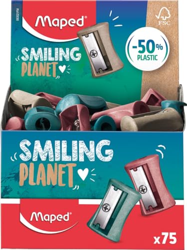 Smiling Planet Vivo Bleistiftspitzer, 1 Loch - Sports & Fitness en promo à 4.94€