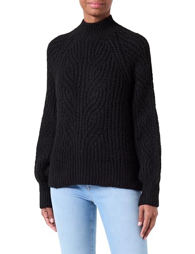 ONLY Onlruby LS Highneck BF Knt Suéter, Negro, S para Mujer - Amazon Espagne à 9.15€