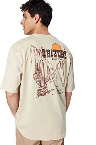 Trendyol Camiseta de Punto básica de Gran tamaño con Cuello... - Nouvelle promo Amazon à 5.83€