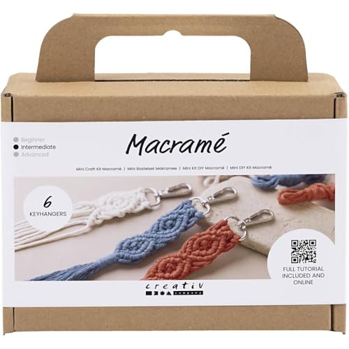 Mini Craft Kit Macramè, Portachiavi, 1 confezione - High-Tech & Électronique Amazon Italie à 12.89€
