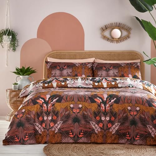 furn. Kaihalu Duvet Cover Set - Single - Cocoaberry - Home & Kitchen Amazon UK à 8.58€