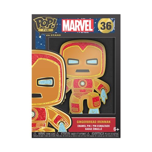 Loungefly POP! Large Enamel Pin MARVEL: GINGERBREAD - Iron... - Auto & Moto en promo à 13.46€