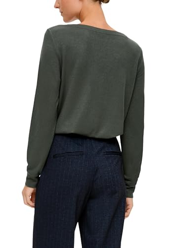 s.Oliver Maglietta a Maniche Lunghe, Verde 900, 46 Donna - Amazon Italy à 8.77€