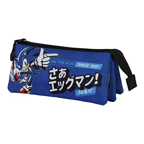 Sega-Sonic On the run-FAN Dreifach Federmäppchen 2.0, Blau - High-Tech & Électronique Amazon Allemagne à 6.38€