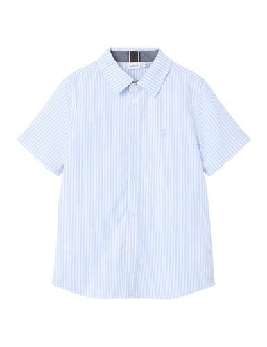 NAME IT Camisa Oxford para niño, Morado, 110 - Bébé & Puériculture en promo à 7.60€