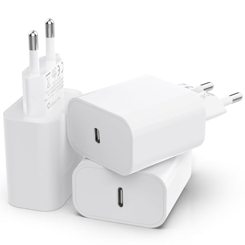 25W USB C Adapter, 3er Pack USB c ladegerät für iPhone 16... en promo sur Amazon