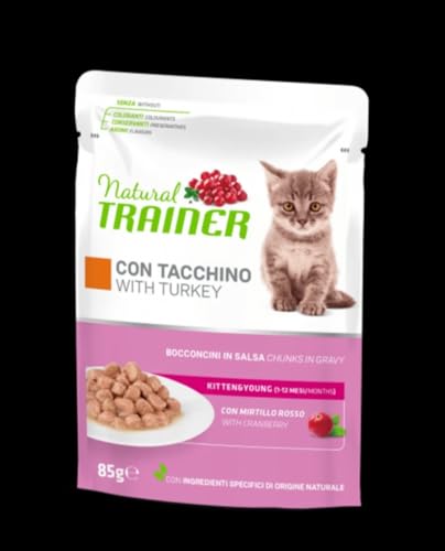 Natural Trainer Kitten & Young Mangime umido per Gattino... - Animalerie Amazon Italie à 1.39€