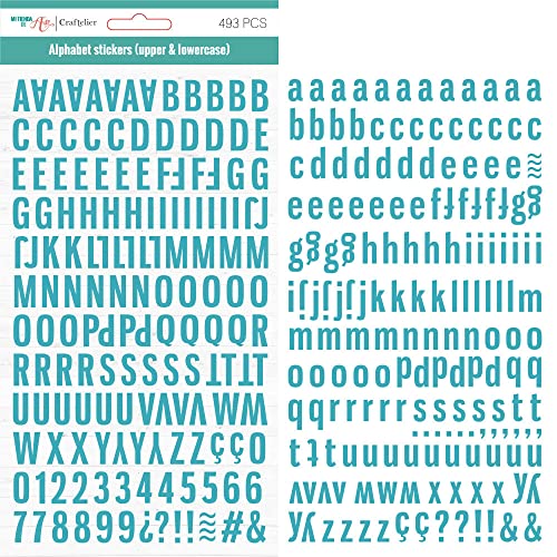 Craftelier - Selbstklebende Alphabet-Sticker mit Groß- und... - Maison & Cuisine Amazon Allemagne à 3.13€