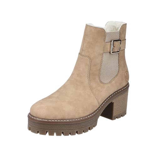Rieker Mujer Y8554Botas Chelsea, beige, 39 EU - Amazon Espagne à 25.22€