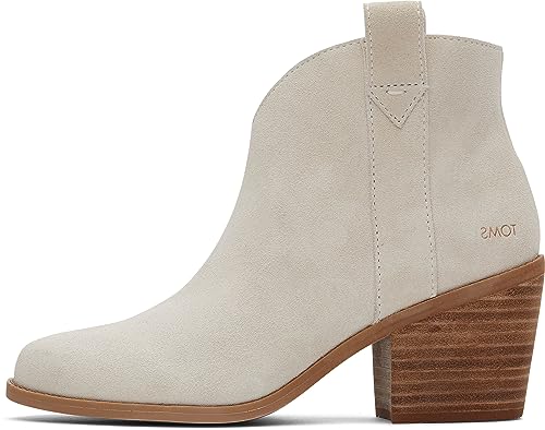 TOMS Constance, Stivaletto Donna, Light Sand Suede, 40 EU - Nouvelle promo Amazon à 25.78€
