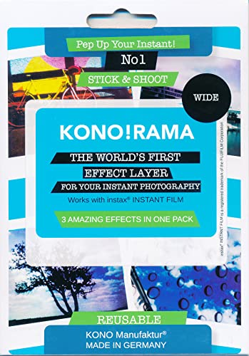 KONO!RAMA Juego de 3 filtros para Fuji Instax Wide - High-Tech & Électronique Amazon Espagne à 13.17€