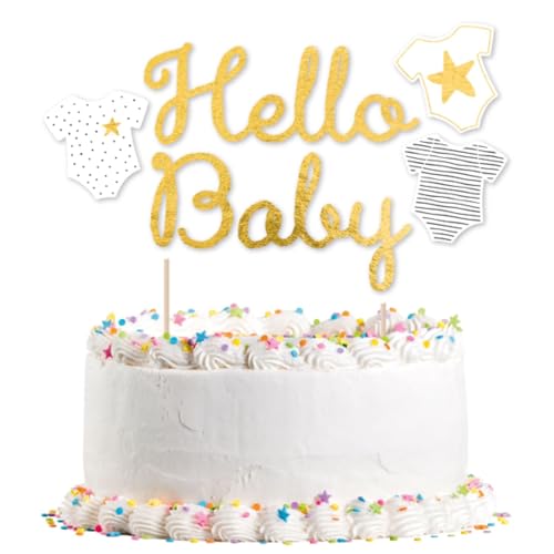 Amscan Décoration de gâteau « Hello Baby » pour la... - Maison & Cuisine Amazon France à 3.35€