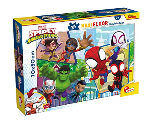 Lisciani - MARVEL - Puzzle Maxifloor Spidey - 24 Pièces... - Jouets & Jeux en promo à 7.99€