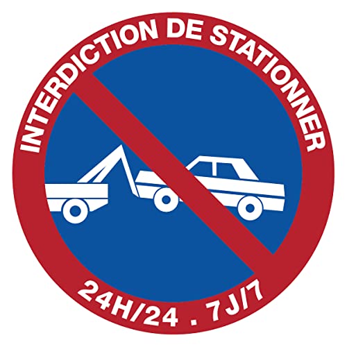 Autocollant Signalétique plastifié rond sticker résistant à... - Auto & Moto Amazon France à 11.52€