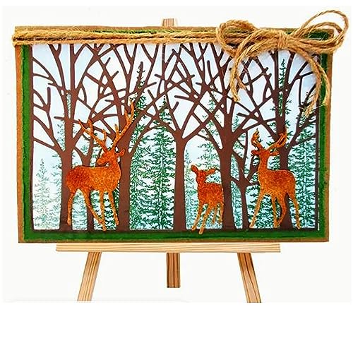 Matrices de découpe carrées en métal avec cadre d'arbre... en promo à 5,82€ (-50%) sur Amazon FR