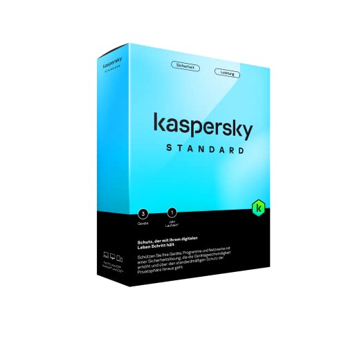 Kaspersky Standard 2023|3 Geräte|1 Jahr|Umfassender... - High-Tech & Électronique en promo à 17.99€