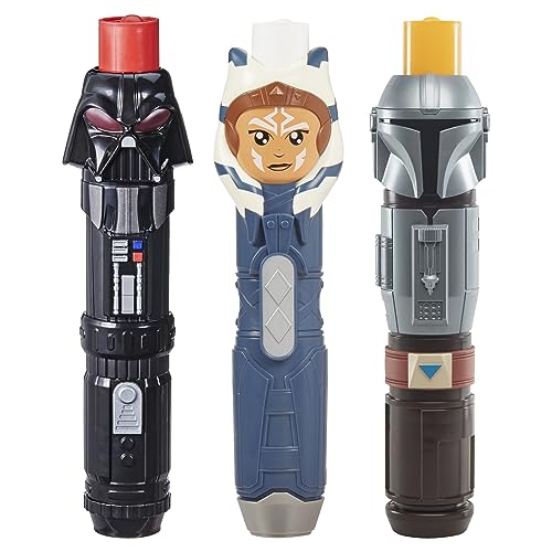 STAR WARS - Paquete de 3 sables de luz para niños y niñas a... - Jouets & Jeux Amazon Espagne à 22.19€