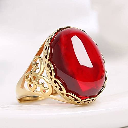 Anello di pietra in giada rossa taglio vintage regolabile... - Bijoux & Montres Amazon Italie à 0.90€