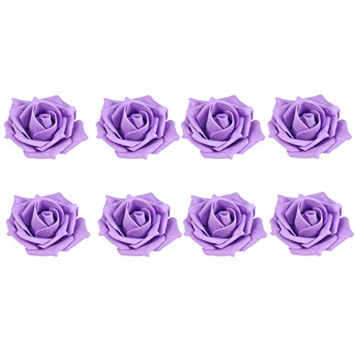 NUOBESTY 100pcs Purple Artificial Rose Flower Head Decor... - High-Tech & Électronique Amazon Royaume-Uni à 7.89€