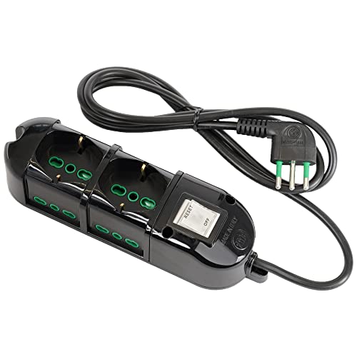 FANTON 481134-B Multipresa elettrica 6 posti con 2 prese... - Sports & Fitness Amazon Italie à 9.76€