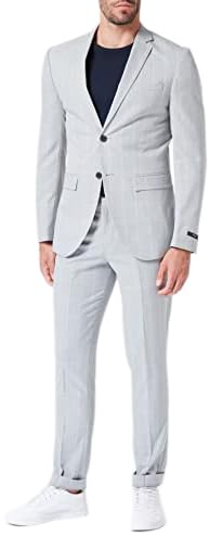 JACK & JONES JPRFRANCO Check Suit SN, Gris Clair/Carreaux :... - Auto & Moto Amazon France à 80.00€