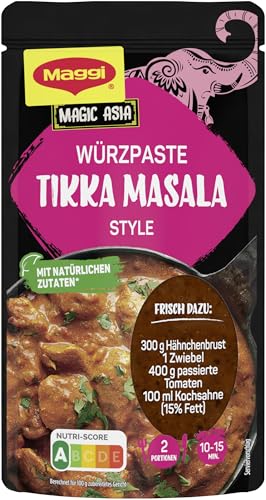 MAGGI Food Travel Würzpaste für Tikka Masala Style (Ohne... - High-Tech & Électronique Amazon Allemagne à 1.08€