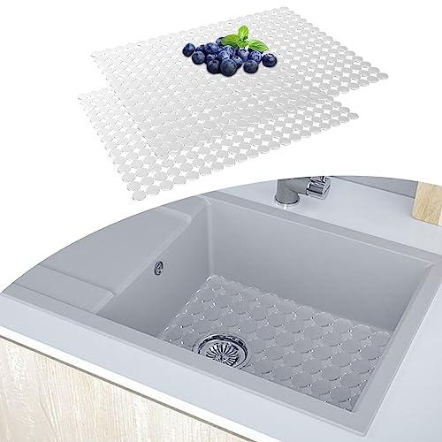 Lot de 2 tapis de protection pour évier de cuisine – Tapis... - Sports & Fitness en promo à 17.56€