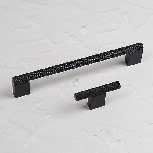 60mm Textured Knurled Matt Black Kitchen Knob Handle... - Maison & Cuisine Amazon Royaume-Uni à 1.47€