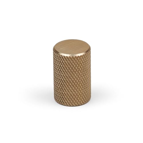 Knurled Brass Kitchen Knob Rose Gold Champagne Round Pull... - Maison & Cuisine Amazon Royaume-Uni à 1.09€
