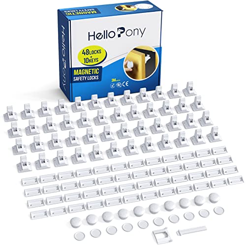 HelloPony Verrous d'armoire pour bébés (48 serrures + 10... - Jouets & Jeux Amazon France à 40.27€