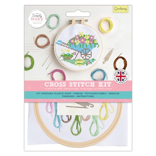 Simply Make docrafts - Kit per ricamo a punto croce, per... - Jouets & Jeux Amazon Italie à 5.09€