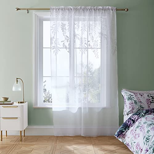 Catherine Lansfield Wisteria Floral 139 cm x 228 cm Ranura... - Maison & Cuisine Amazon Espagne à 11.07€