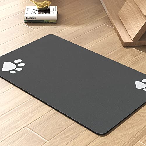Pet Feeding Mat-Absorbent Dog Mat for Food and Water... - Animalerie Amazon Royaume-Uni à 1.14€